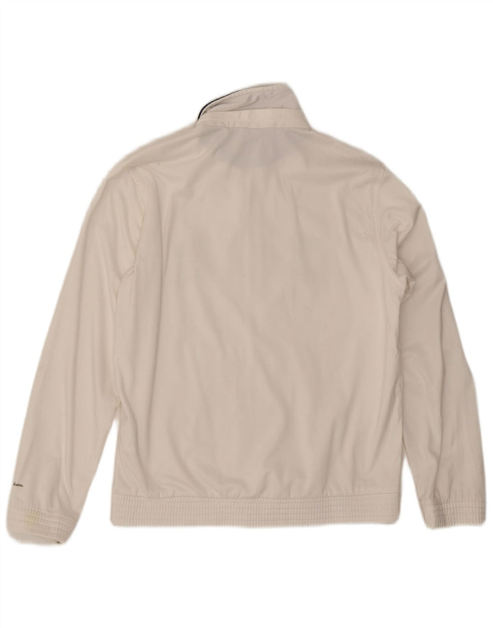 CHAMPION Chaqueta superior de chándal con gráfico para hombre Poliéster blanco medio