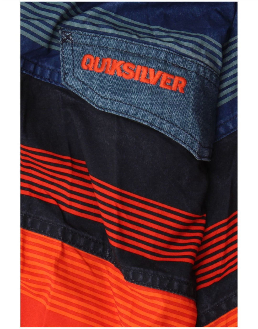 QUIKSILVER Bañador para Hombre con Estampado de Rayas Multicolor Mediano