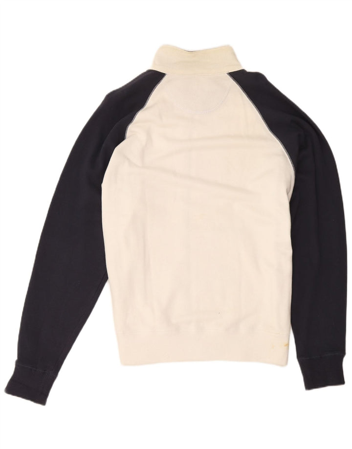 Sergio Tacchini Chaqueta De Chándal Para Hombre Grande Blanco Colorblock Algodón