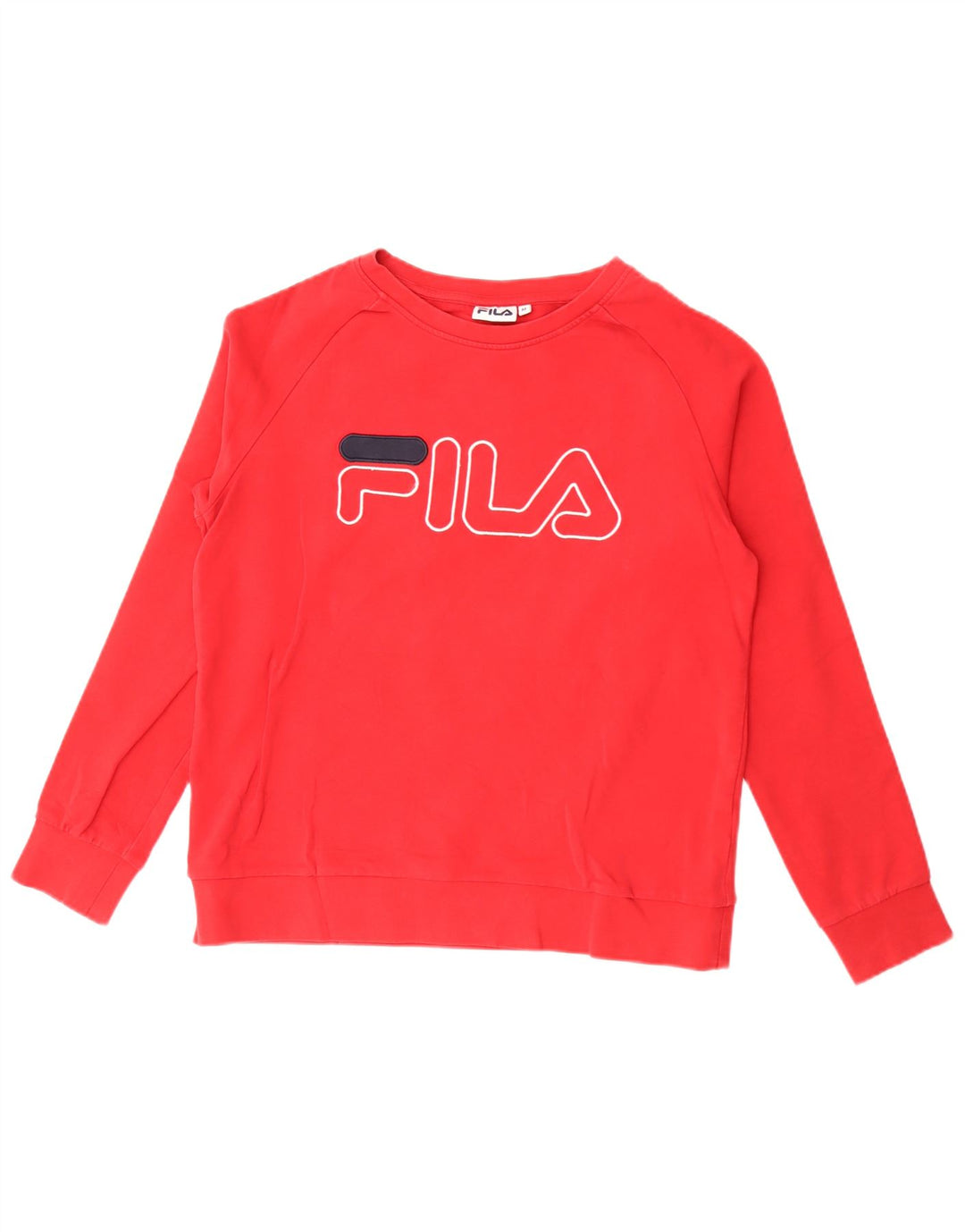 Fila Hombre Graphic Sudadera Jumper Medium Rojo Algodón