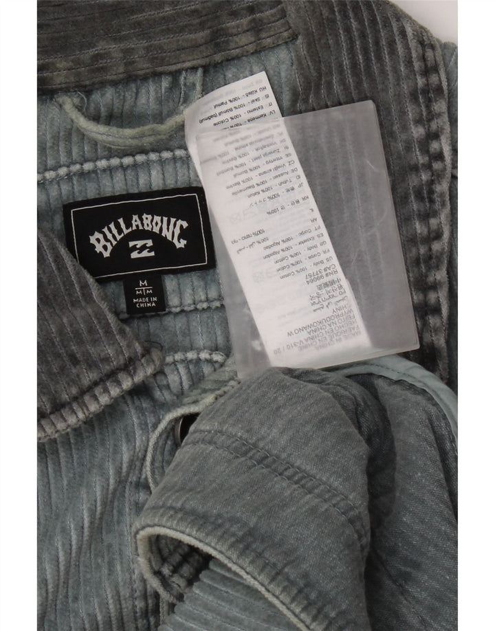 Billabong Chaqueta de pana para hombre UK 38 Algodón azul medio