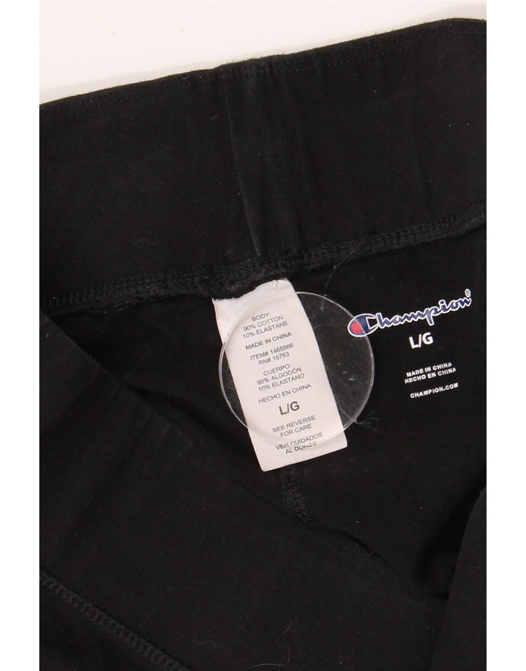 CHAMPION Leggings gráficos para mujer UK 44 Grande Algodón negro