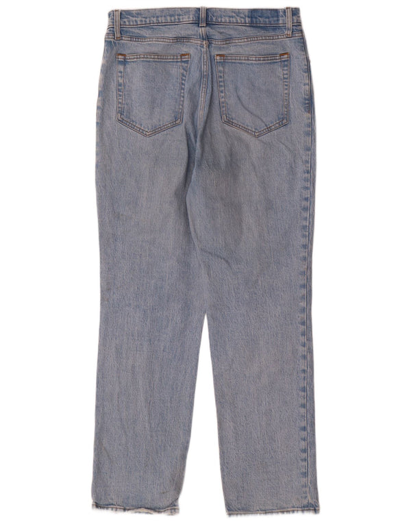 Abercrombie & Fitch Jeans rectos para mujer US 12 Grande W31 L31 Azul 90s