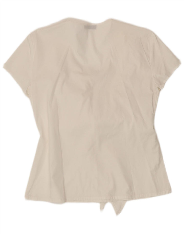 MAX & CO. Blusa para mujer Top UK 12 Medium White