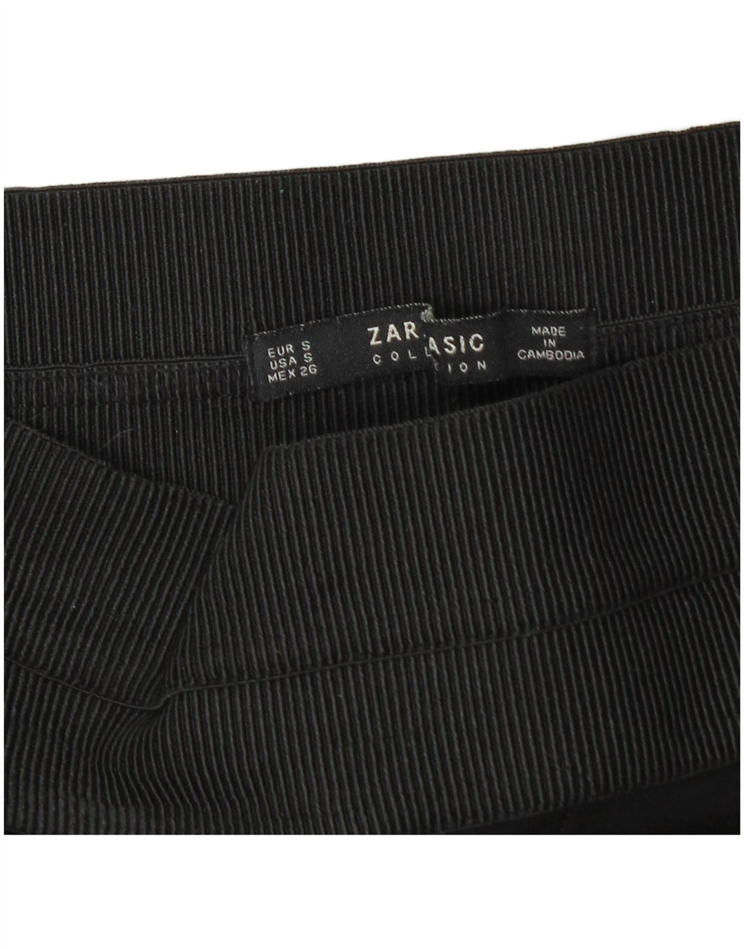 Zara Leggings para mujer Reino Unido 10 Small Black Pinstripe