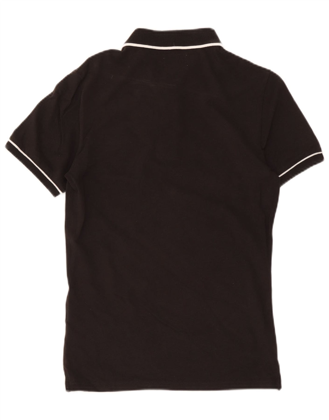 Calvin Klein Jeans Polo para hombre pequeño algodón negro