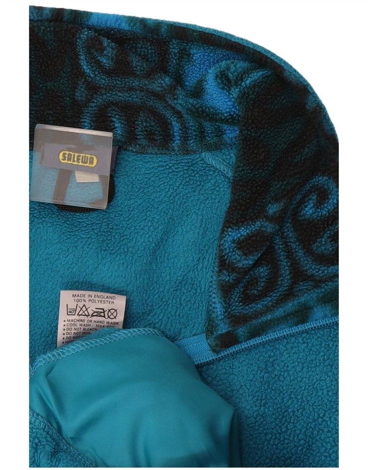 SALEWA Chaqueta polar para hombre ES 42 XL Poliéster geométrico azul