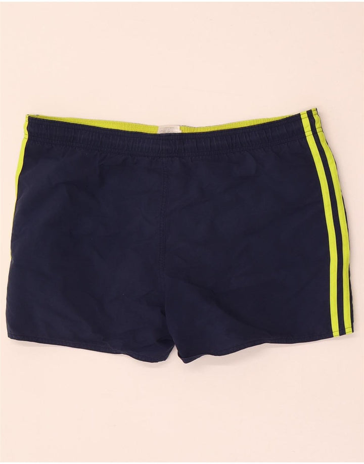 Adidas Hombre Bañador Corto Mediano Azul Marino Nylon
