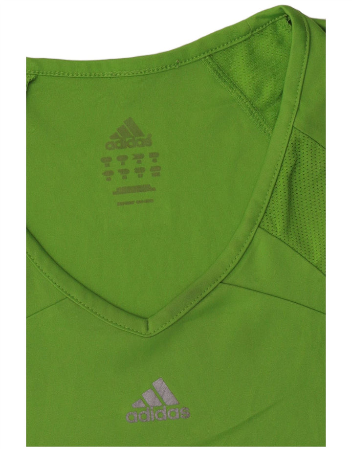 Adidas - Camiseta sin mangas para mujer, talla 40, color verde medio