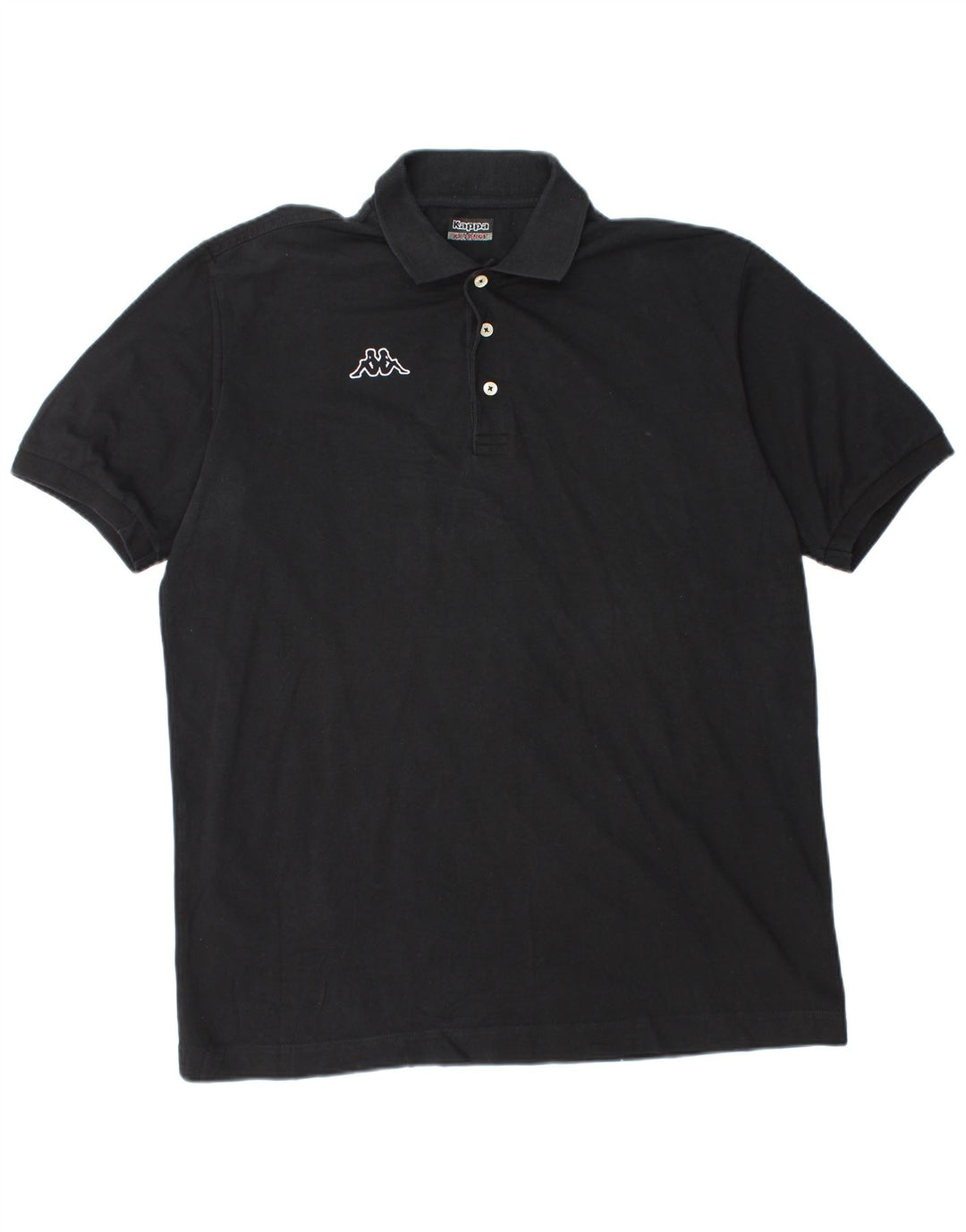 Kappa Polo Hombre 2XL Algodón Negro