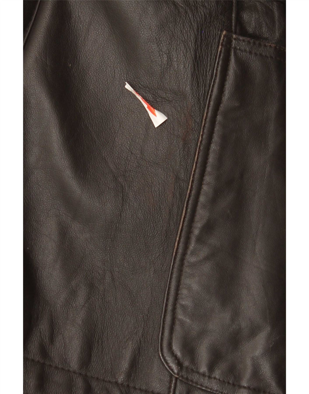 John Barritt Chaqueta tipo blazer de cuero con 2 botones para hombre IT 52 XL Cuero marrón