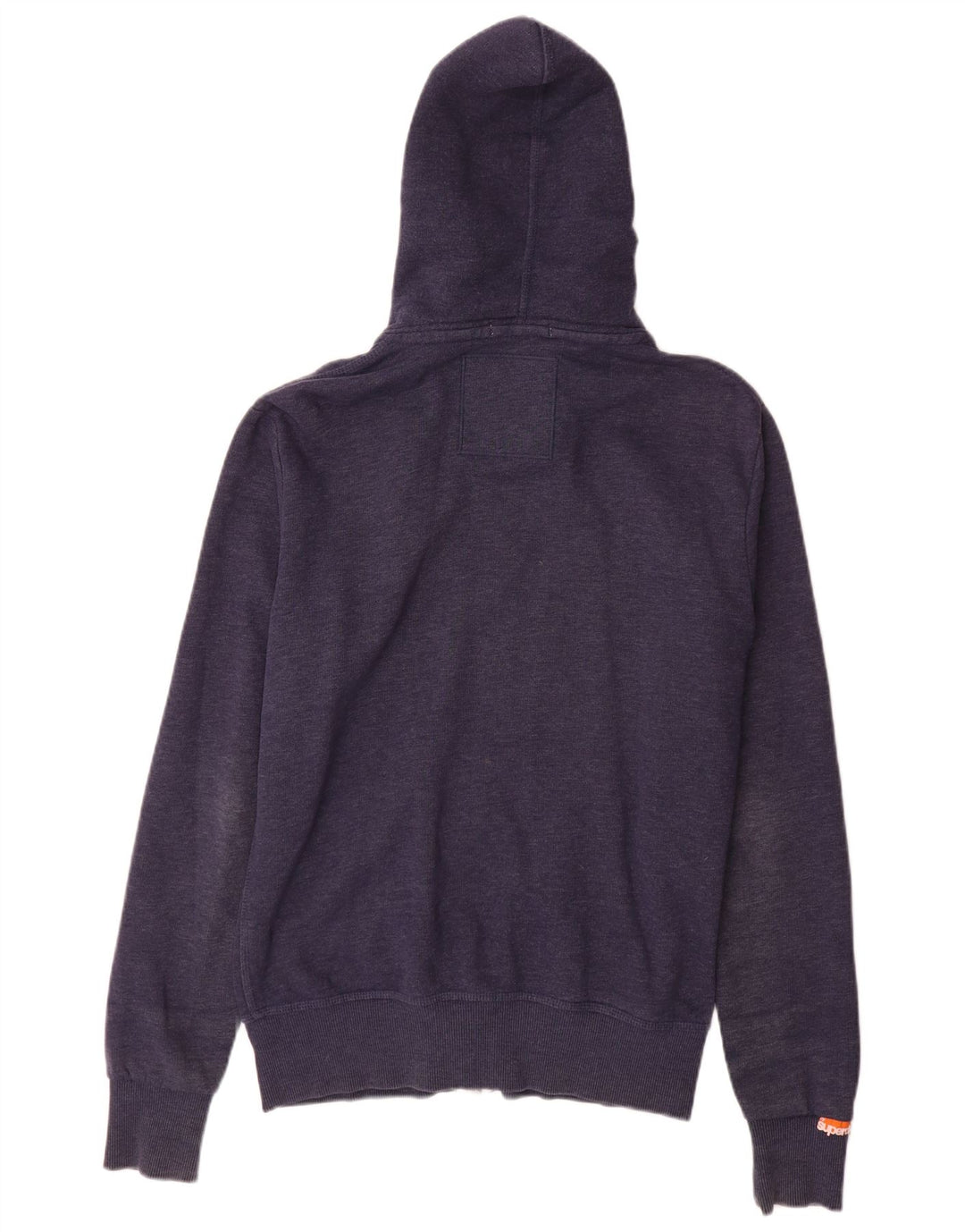 Superdry Hombre Sudadera Con Capucha Y Cremallera De Algodón Azul Marino Mediano