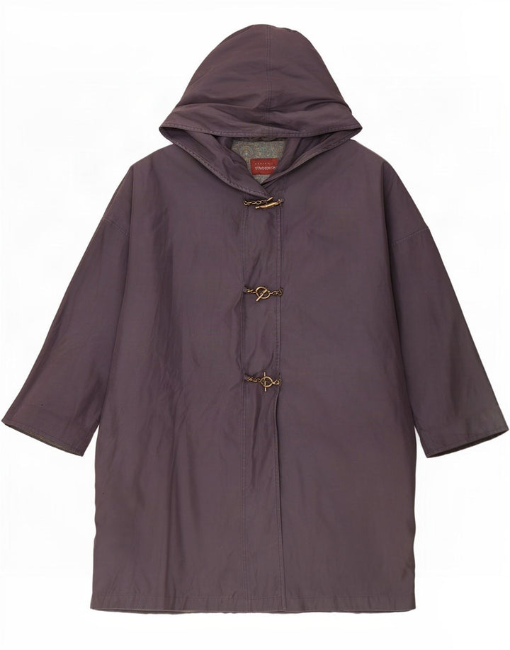 Diana Bentalls Chubasquero con capucha para mujer Talla única Poliéster morado