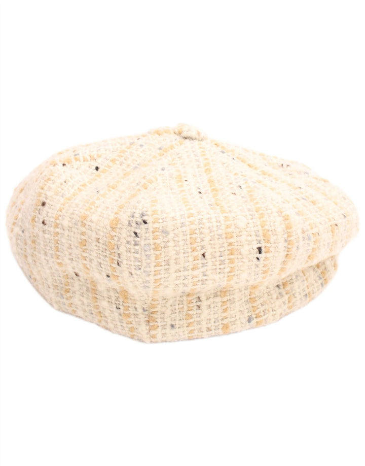DONEGAL Gorra Plana Mujer Large Beige Espiga Lana Nueva