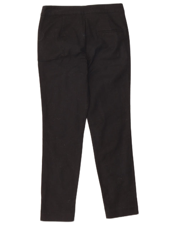 Zara Mujer Pantalones Chinos Slim Small W26 L26 Algodón Negro