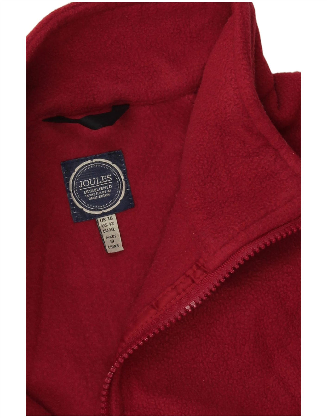 Chaqueta polar con forro extragrande para mujer Joules UK 46 Poliéster rosa grande
