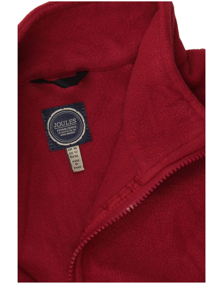 Chaqueta polar con forro extragrande para mujer Joules UK 46 Poliéster rosa grande