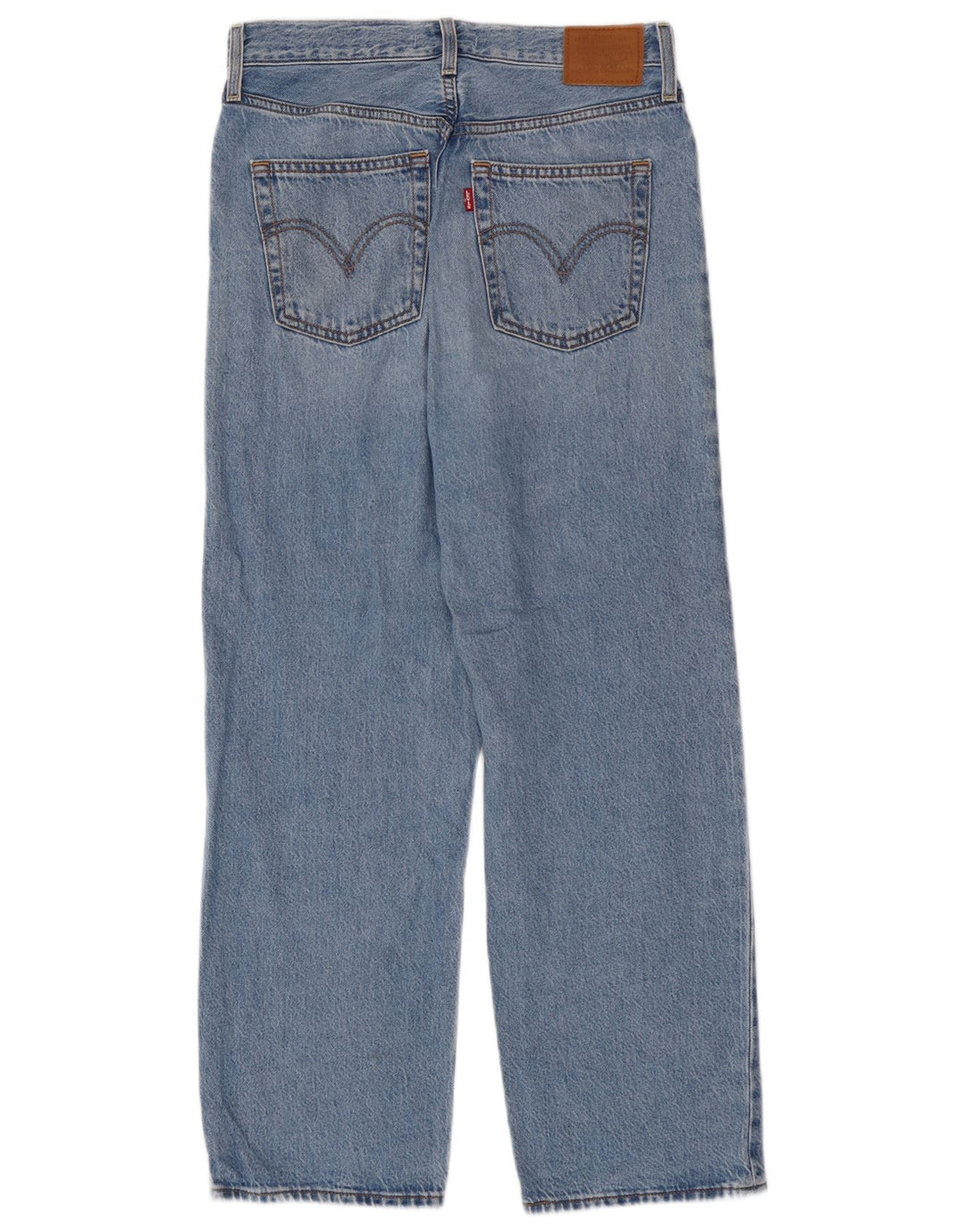 Vaqueros Levi's Mujer Ribcage Rectos W28 L27 Algodón Azul