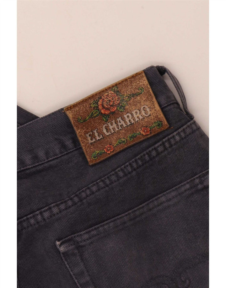 El Charro Jeans Rectos Para Hombre W38 L29 Algodón Gris