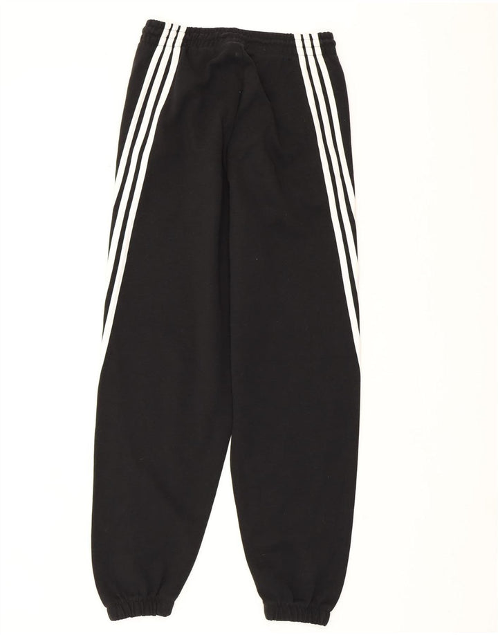 ADIDAS Pantalones de chándal para mujer Joggers UK 8/10 Small Black Cotton