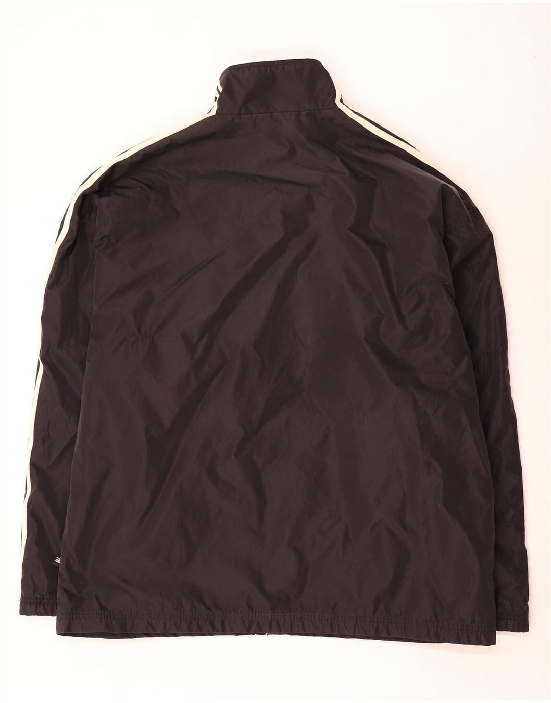 Adidas - Chaqueta de chándal para hombre, talla 44/46, nailon negro grande