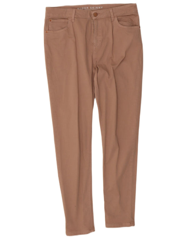 Marks & Spencer Vaqueros súper ajustados para mujer UK 14 Large W32 L28 Algodón rosa