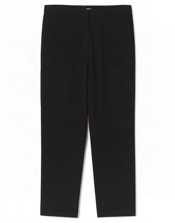 Marks & Spencer Pantalones de traje rectos para mujer UK 46 Large W38 L29 Negro
