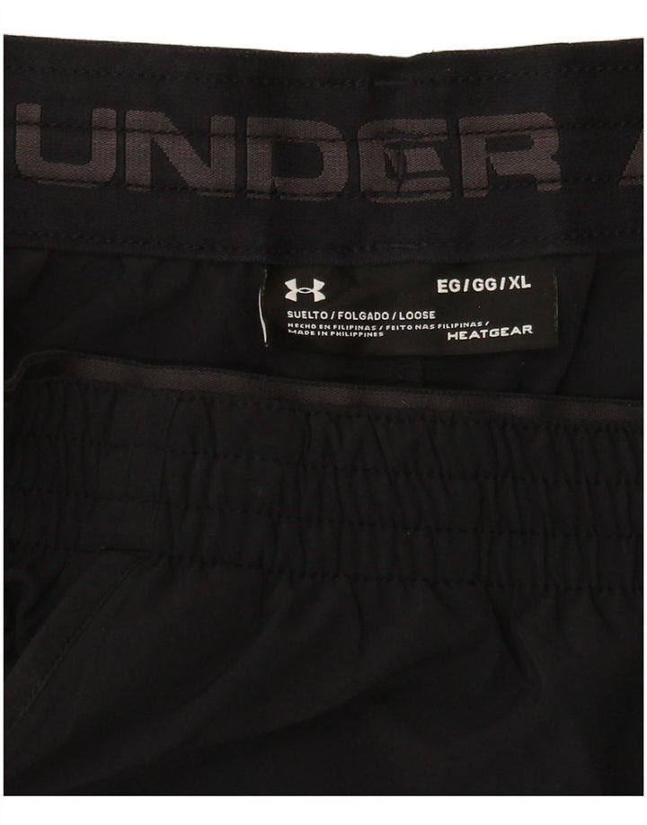 Under Armour Pantalones cortos deportivos Heat Gear para hombre XL Negro