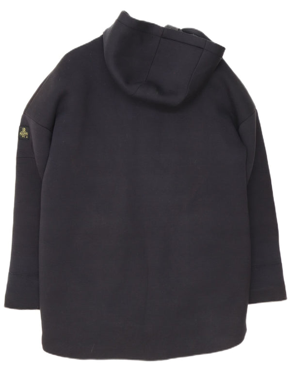 Refrigiwear Abrigo cortavientos con capucha de gran tamaño para mujer UK 6 XS Negro