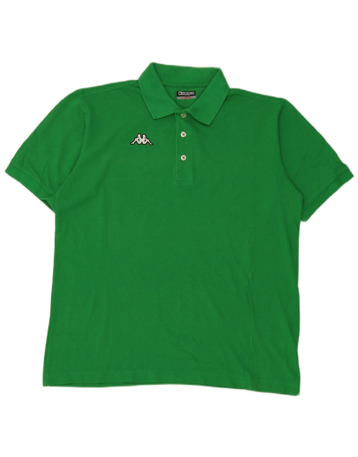 Polo Kappa Hombre Verde Grande
