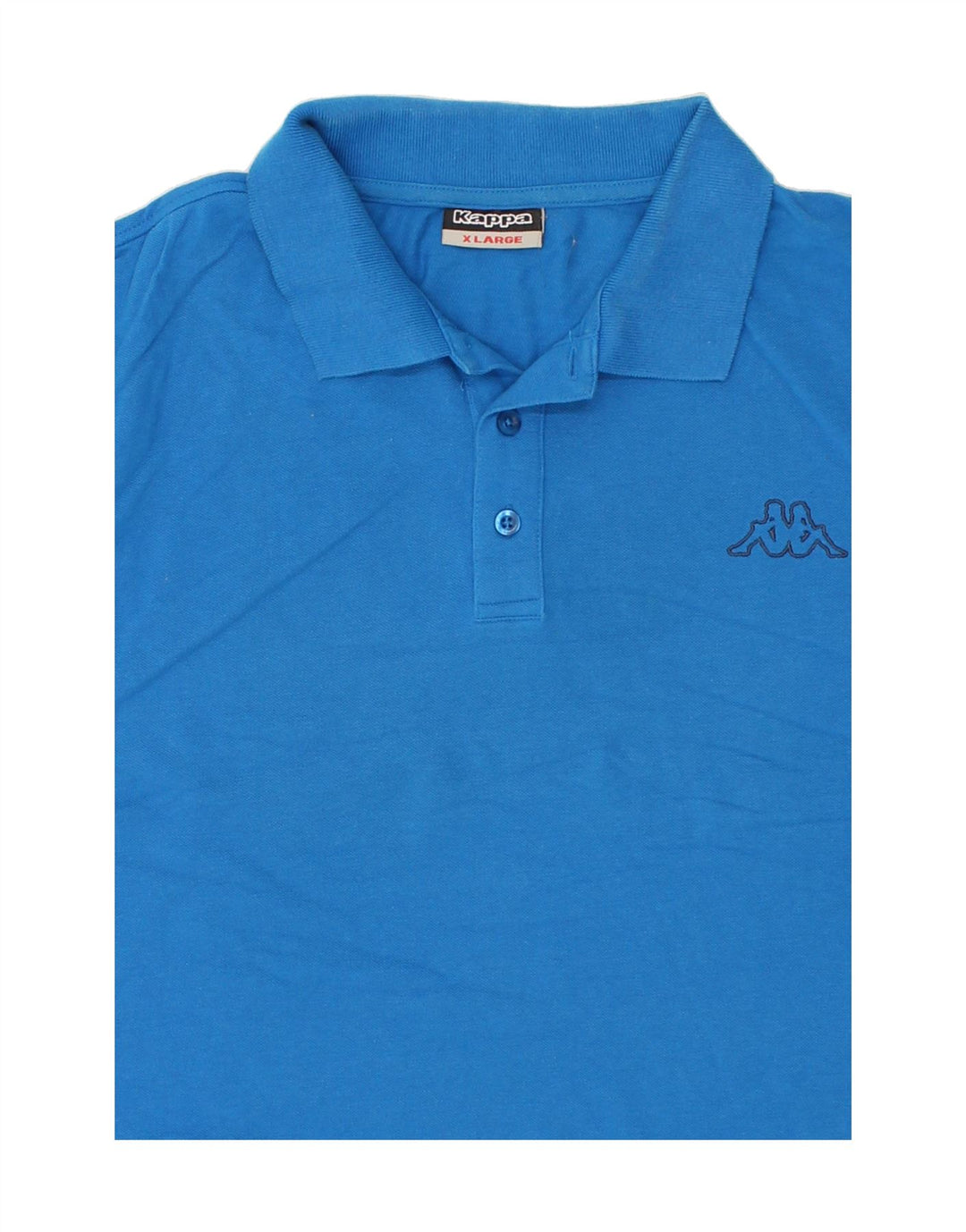 KAPPA Mens Polo Shirt XL Blue Cotton | Vintage Kappa | Thrift | Second-Hand Kappa | Used Clothing | Messina Hembry 