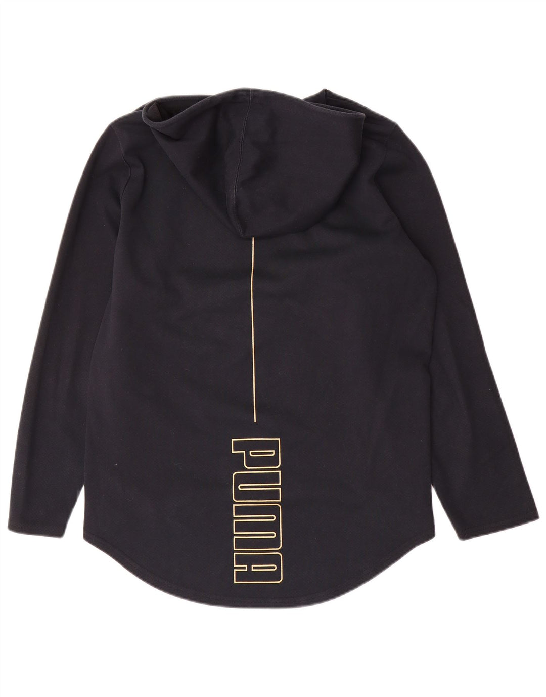 Puma - Sudadera con capucha para mujer, talla grande, poliéster negro