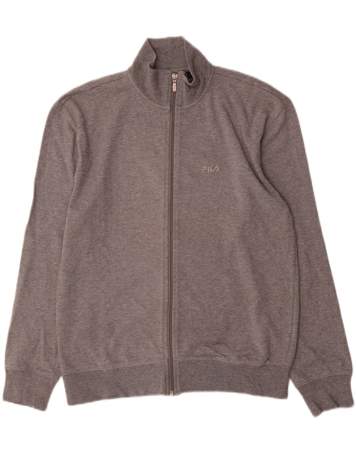Fila Hombre Chándal Top Chaqueta XS Gris Algodón