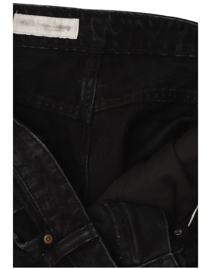Zara Mens Bootcut Jeans EU 42 Grande W32 L33 Negro