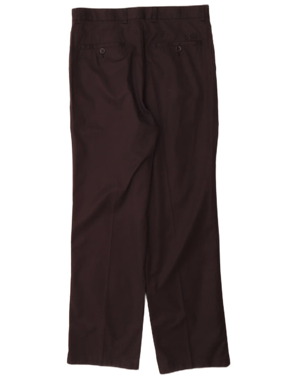 Hugo Boss Mens Alabama Straight Chino Trousers W34 L34 Navy Blue Cotton