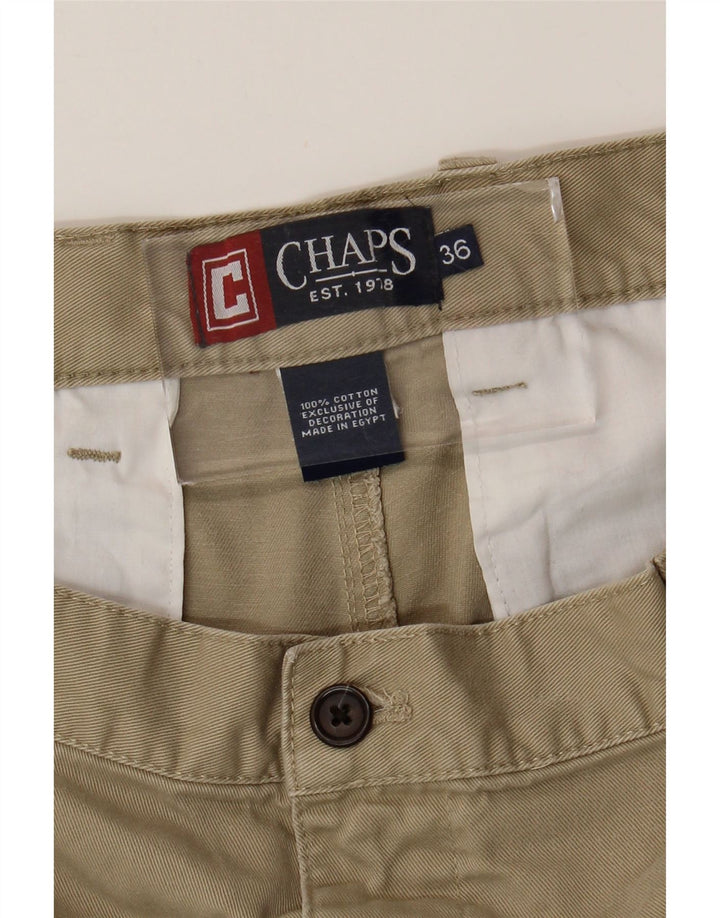 Chaps Pantalones cortos chinos para hombre W36 Algodón beige grande