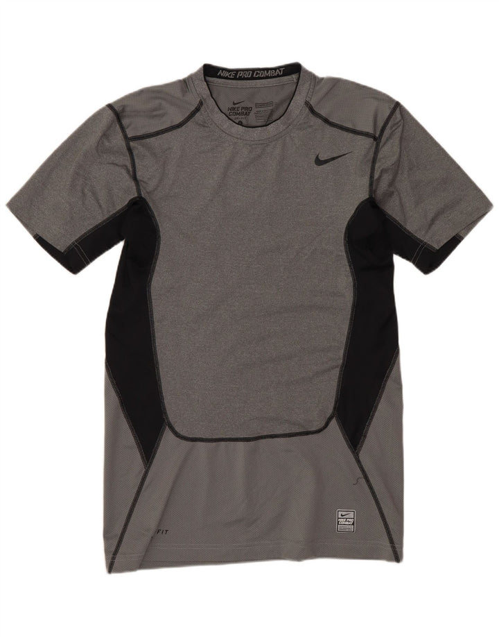 Camiseta Nike Dri Fit Graphic para hombre, talla grande, color gris