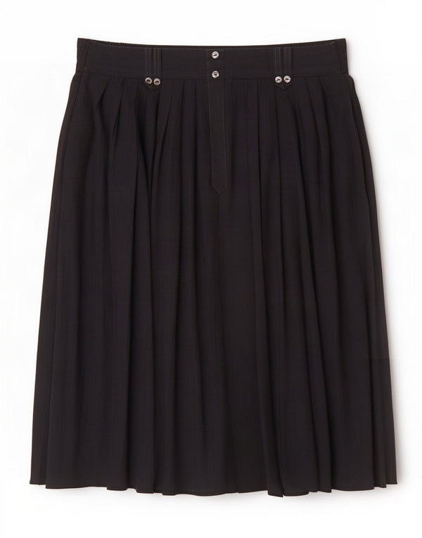 Falda plisada para mujer St Michael UK 44 Large W32 Viscosa negra