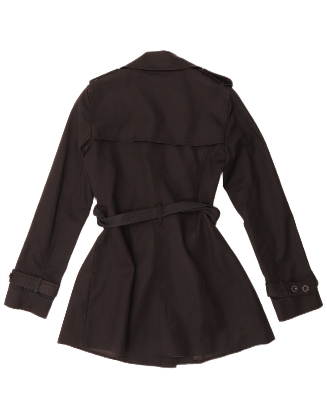 Hobbs Gabardina para mujer UK 8 Small Algodón negro
