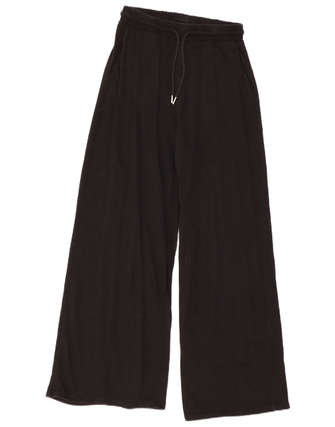 Zara Mujer Pantalón Chándal UK 44 Mediano Negro Algodón