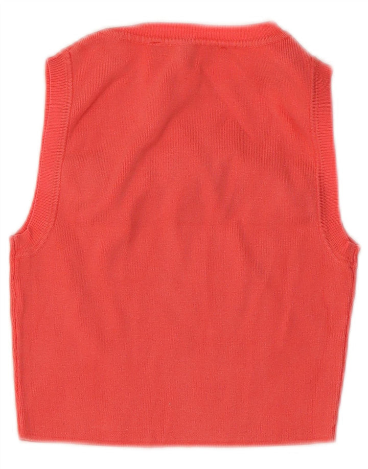 Zara Mujer Crop Vest Tank Top UK 8 Small Rosa