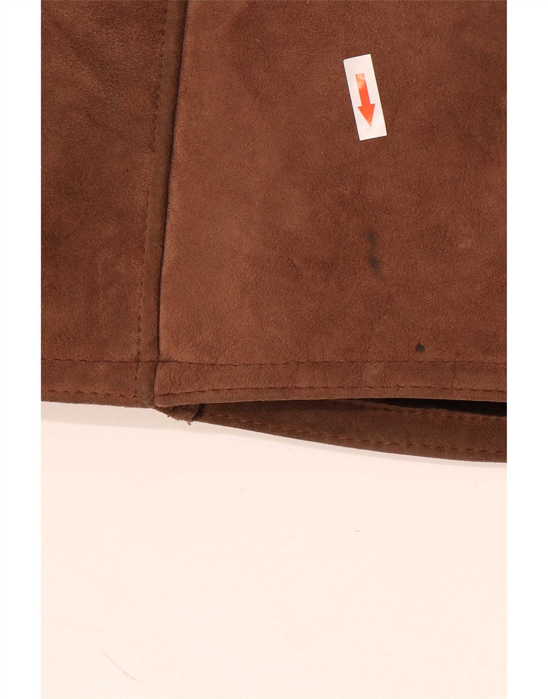 Vintage hombres shearling abrigo Reino Unido 40 marrón grande