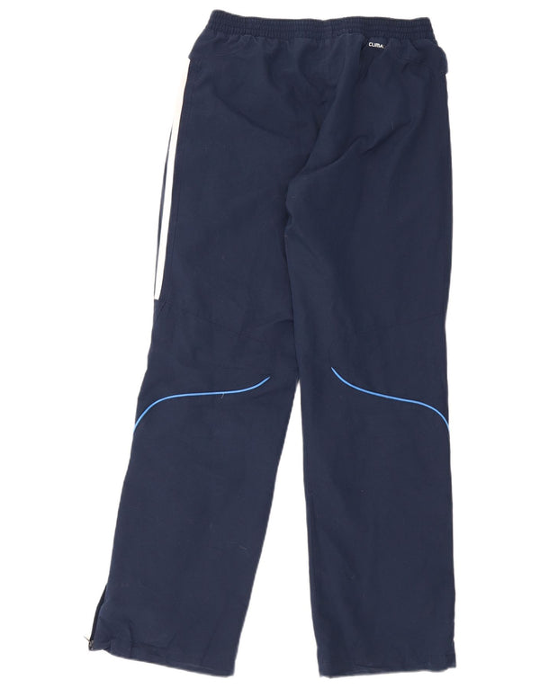 Adidas Pantalones de chándal para mujer UK 12 Medium Azul marino Poliéster Deportes