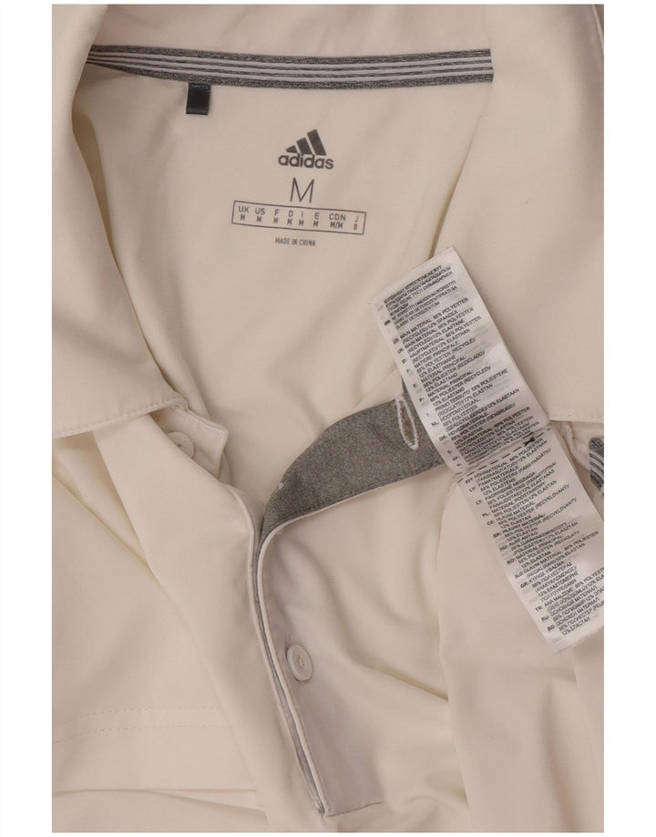Polo Adidas Hombre Mediano Blanco Poliéster