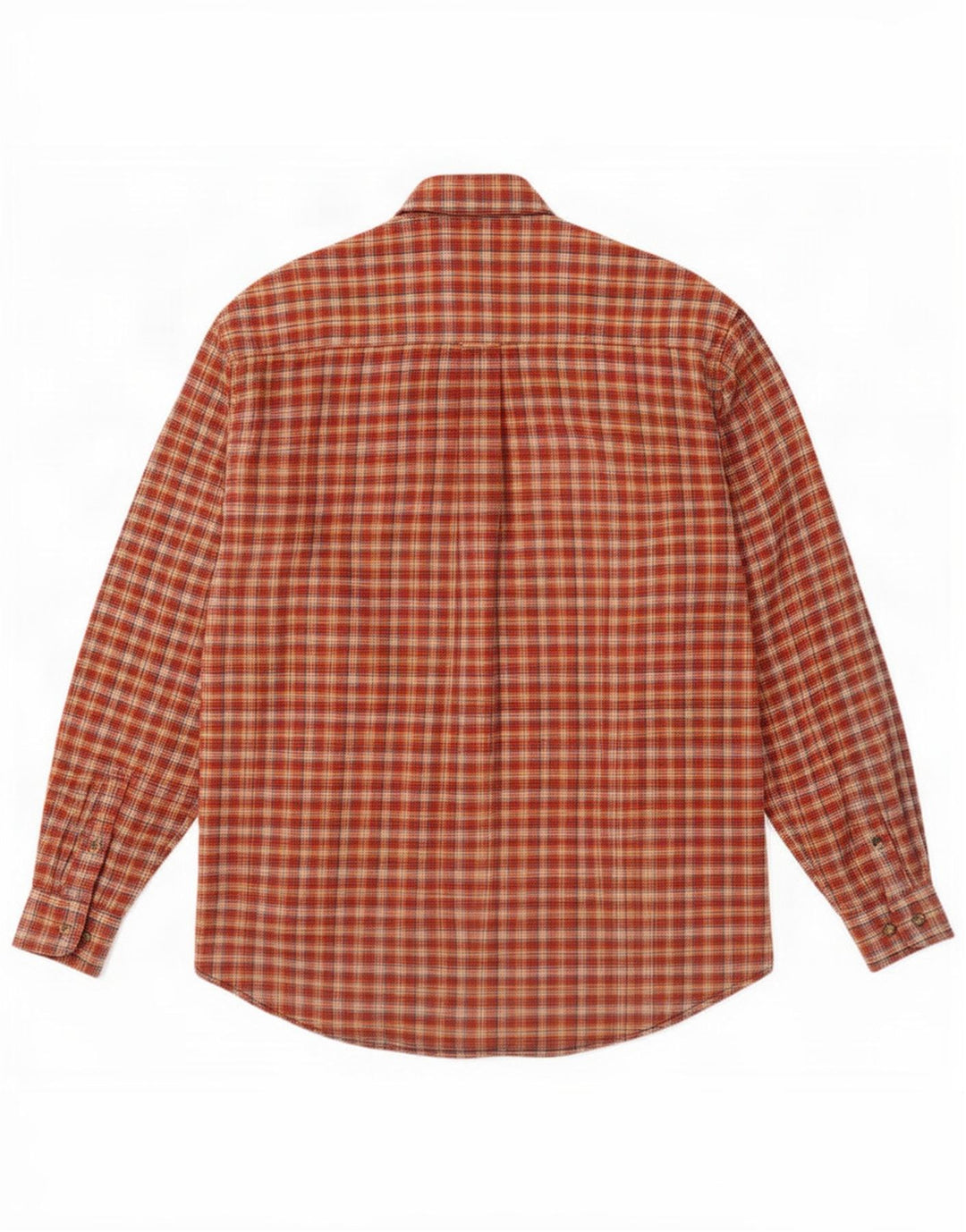 Camisa De Franela Pierre Cardin Hombre A Cuadros Rojos Medianos