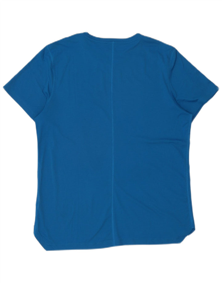 Camiseta Asics Hombre Top Azul Medio Poliéster