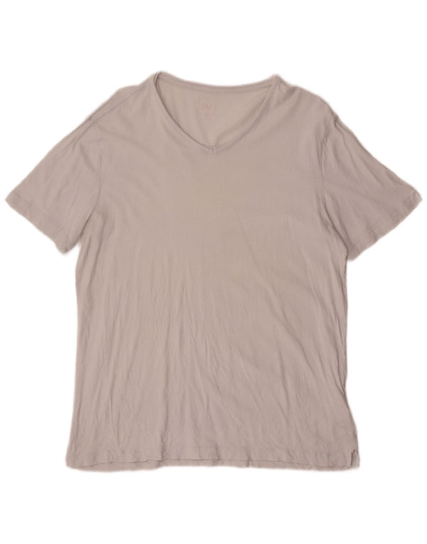 Camiseta Gap Hombre Top Algodón Gris Medio