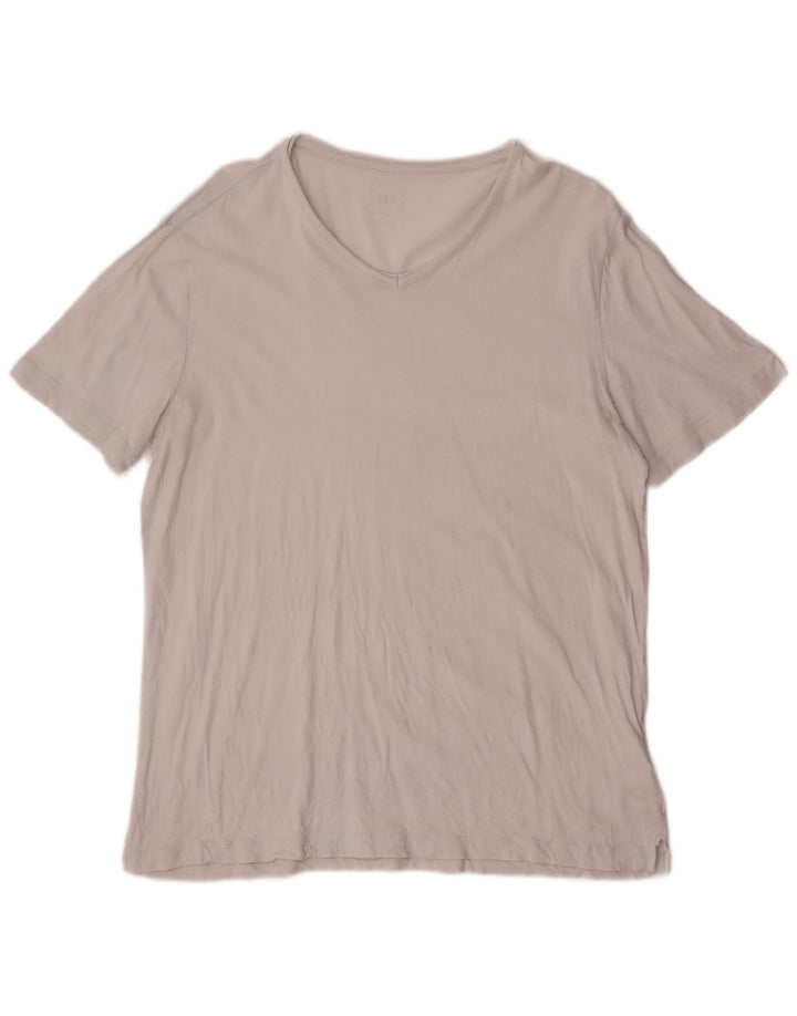 Camiseta Gap Hombre Top Algodón Gris Medio