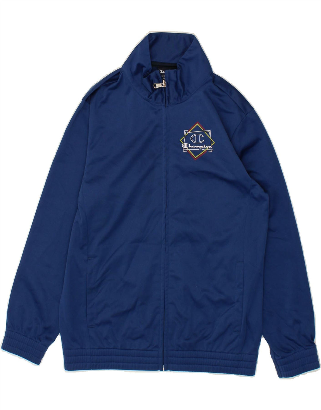 CHAMPION Girls Graphic Tracksuit Top Jacket 9-10 Years Medium  Navy Blue Vintage Champion and Second-Hand Champion from Messina Hembry 