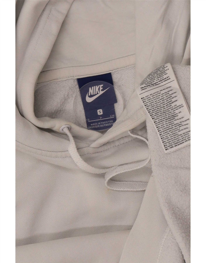 Nike - Sudadera con capucha para hombre, talla pequeña, algodón blanco